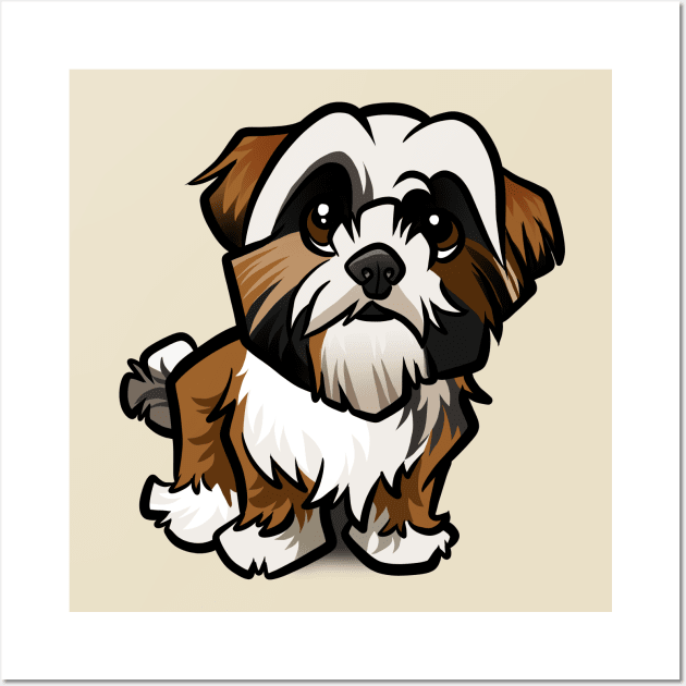 Shih Tzu Wall Art by binarygod